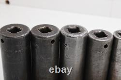 Snap On SIM 120-320 3/8 1 1/2 Drive 6 point 11 Pc Set Deep Impact Socket