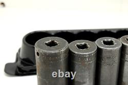 Snap On SIMFM214YA 8-19 21 24m 3/8 Drive 6 Point Deep Impact Socket Set USA