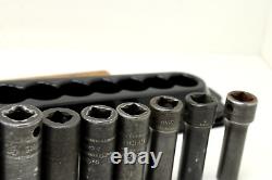 Snap On SIMFM214YA 8-19 21 24m 3/8 Drive 6 Point Deep Impact Socket Set USA