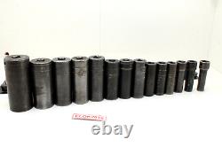 Snap On SIMFM214YA 8-19 21 24m 3/8 Drive 6 Point Deep Impact Socket Set USA