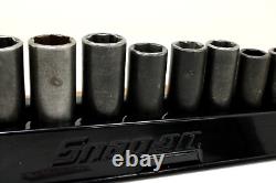 Snap On SIMFM214YA 8-19 21 24m 3/8 Drive 6 Point Deep Impact Socket Set USA