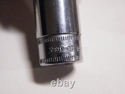 Snap On STMM 4, 5, 6, 7, 8, 10, 11, 13, 14 Metric Deep Sockets 1/4 Drive 6 Point