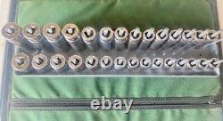 Snap On Shallow And Deep Sockets Sets 3/8 Drive 29 pc 6-Point Metric Buy