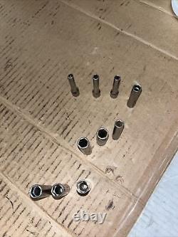 Snap On Tools 10pc Lot 1/4 Drive Deep 6 Point Socket Set 5-10mm WithExtras #281
