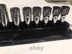 Snap On Tools 212SFSMY 3/8 Drive 6-Point Deep Socket 8-19mm Chrome And Case