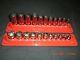 Snap On Tools 22 Piece 3/8 Drive Sae Shallow / Deep 6-point Socket Set #222sffs