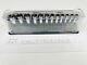 Snap On Tools New 112stmmy 12 Pc 1/4 Drive 6-point 5-15mm Deep Socket Set Usa