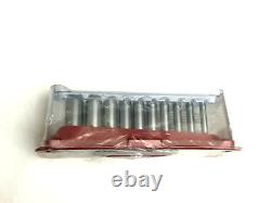 Snap On Tools New 110STMDY 1/4 Drive SAE Deep 12 Point Chrome Socket Set USA