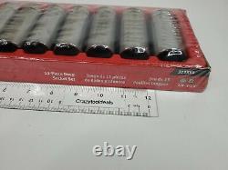 Snap On Tools New 13 Piece 1/2 Drive 12-Point SAE Deep Socket Set (3/8-1-1/8)