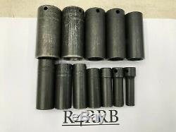 Snap-On Tools USA 12pc 3/8 Drive SAE Deep 6 Point Impact Socket Set 212SIMFYA