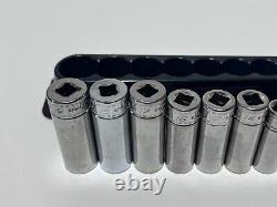 Snap-On Tools USA 212SFSMY 12pc Metric Deep Socket Set 3/8 Drive 6 Point