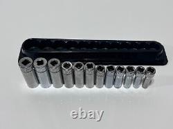 Snap-On Tools USA 212SFSMY 12pc Metric Deep Socket Set 3/8 Drive 6 Point