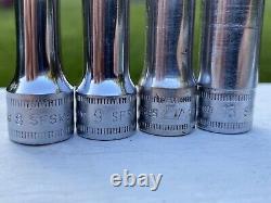 Snap-On Tools USA 8 Piece Deep Socket Set 3/8 Drive Metric 6 Point Mixed Sizes