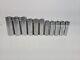 Snap-on Tools Usa 9-19mm 11 Piece Metric Deep Well 3/8 Drive 6 Point Socket Set