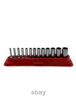 Snap-On YSTM 13pc 1/4 Drive 6-Point Deep Socket Set