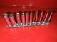 Snap-on 10 Piece Stm 1/4 Drive Sae Deep 6 Point Chrome Socket Set / Usa Tt750