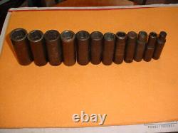 Snap-on, 12 pc 1/2 Drive 6-Point SAE Deep Impact Socket Set (3/8 to 1-1/16)