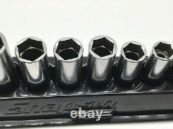 Snap-on 12 pc 3/8 Drive 6-Point Metric Flank Drive Deep Socket Set (8-19 mm)