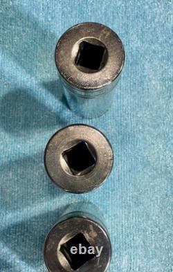 Snap on 13 pc 1/2 Drive 6-Point SAE Flank Drive Deep Socket Set (3/8-1-1/8)