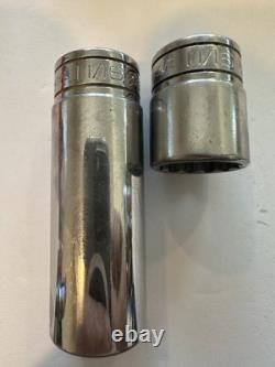 Snap-on 24 Pc 3/8 Dr 12 Point Deep & Shallow SAE Flank Drive (1/4-7/8)