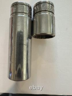 Snap-on 24 Pc 3/8 Dr 12 Point Deep & Shallow SAE Flank Drive (1/4-7/8)