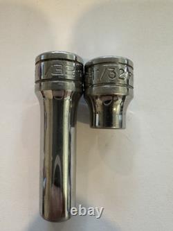 Snap-on 24 Pc 3/8 Dr 12 Point Deep & Shallow SAE Flank Drive (1/4-7/8)