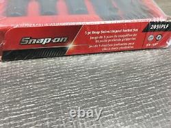 Snap-on 3/8 Drive 6 Point Swivel Deep Impact Socket Set 205IPLF SAE 3/8 thru 5/8