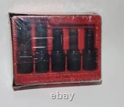 Snap on 3/8 Drive 6 Point Swivel Deep Impact Swivel Socket Set 205IPLF SAE