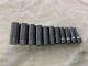 Snap-on 3/8 Drive 1/4 Thru 7/8 6-point Deep Socket Set 211sfsy (11385)