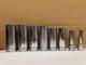 Snap-on 8 Pc 3/8 Drive 6 Point Deep Sockets (1/4 Sfs081- 7/8 Sfs281) Used