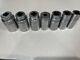 Snap-on Ls 3/4 Drive 6 Point Deep Socket Set 7 Piece 7/8 1 5/8