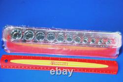 Snap-on NEW Ships FREE 11 Piece 3/8 Drive 12-Point SAE Deep Socket Set 211SFY