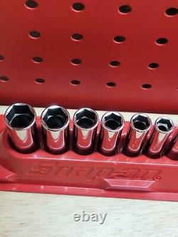 Snap-on NICE 110STMY 3/16 9/16 1/4 Drive 10-Piece 6-Point Deep Socket Set