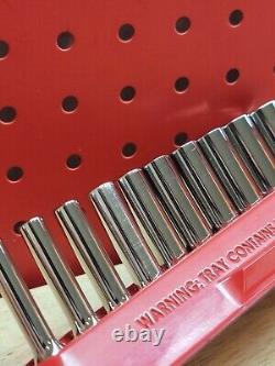 Snap-on NICE 110STMY 3/16 9/16 1/4 Drive 10-Piece 6-Point Deep Socket Set