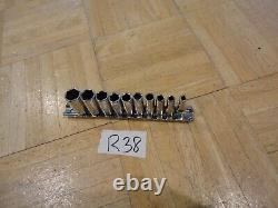 Snap-on Tools 10 Piece 1/4 Drive Sae. Deep 6 Point Chrome Socket Set