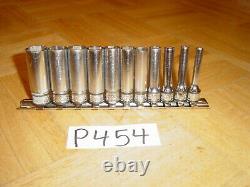 Snap-on Tools 11 Piece 1/4 Drive Metric 6 Point Deep Socket Set 4mm To 14mm
