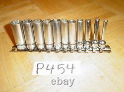 Snap-on Tools 11 Piece 1/4 Drive Metric 6 Point Deep Socket Set 4mm To 14mm