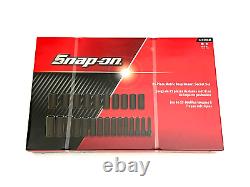 Snap on Tools NEW 325SIMM 25pc 1/2 Drive Metric Deep 6-point Impact Socket Set