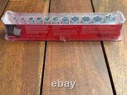 Snap-on Tools USA 211FSSY NEW 11pc 3/8 Drive SAE 6 Point Semi-Deep Socket Set
