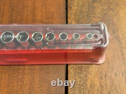 Snap-on Tools USA 211FSSY NEW 11pc 3/8 Drive SAE 6 Point Semi-Deep Socket Set