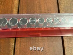 Snap-on Tools USA 211FSSY NEW 11pc 3/8 Drive SAE 6 Point Semi-Deep Socket Set