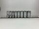 Snap-on Tools Usa 8pc 3/8 Drive Sae 6 Point Semi Deep Socket From 211fssy Set