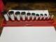 Snap-on Tools Usa New 11pc 3/8 Drive Sae 6 Point Deep Chrome Socket Set 211sfsy