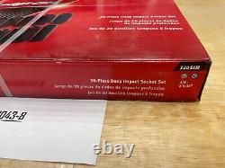 Snap-on Tools USA NEW 20pc 1/2 Drive SAE Deep 6 Point Impact Socket Set 320SIM