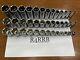 Snap-on Tools Usa New 84pc 3/8 Drive Metric And Sae 6 Point Chrome Master Sets
