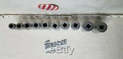 Snap-on USA 10pc. 1/2 Drive SAE 12-Point Deep Socket Set VINTAGE 1947,57,58,59