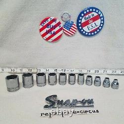 Snap-on USA 222SFFS SAE 22-pc. 3/8 Drive 6-Point Shallow & Deep Socket Sets
