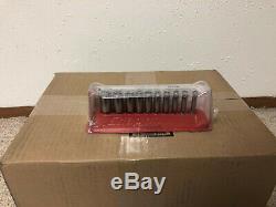 Snap-on tools 1/4 Drive SAE Deep 12 Point Chrome Socket Set 110STMDY BRAND NEW