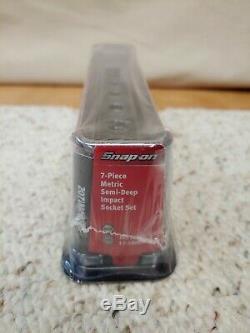 Snap-on207iMFMS7 pc 3/8 Dr. 6-Point Metric Flank Drive Semi-Deep ImpactNew