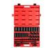 Sunex 2568 43pc Deep/standard Impact Socket Set, 1/2 Drive, Sae 3/8 10/2